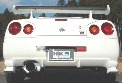 HKS Super Turbo Muffler for R34: 31029-AN003