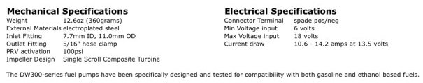 dw-fuel-pump-specs